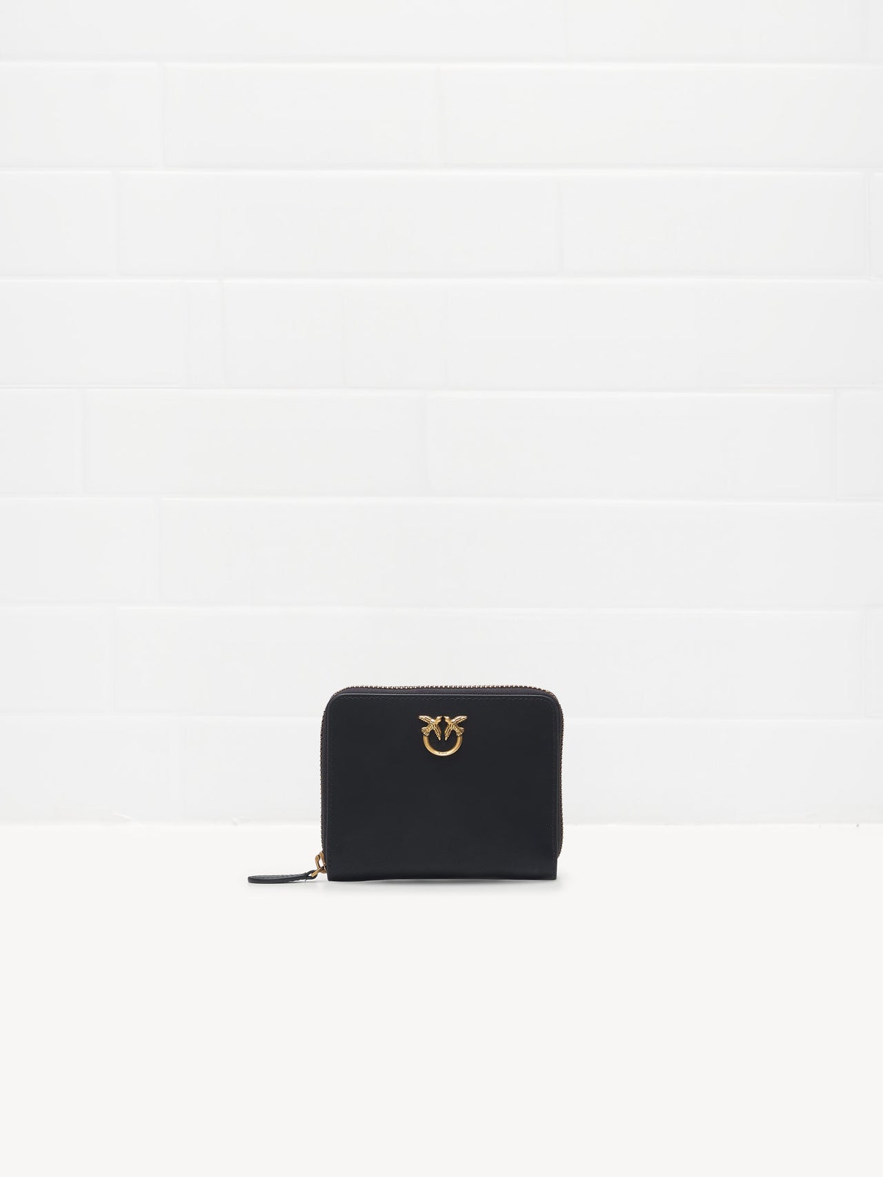 PINKO - Portafoglio Taylor Zip Around black gold 