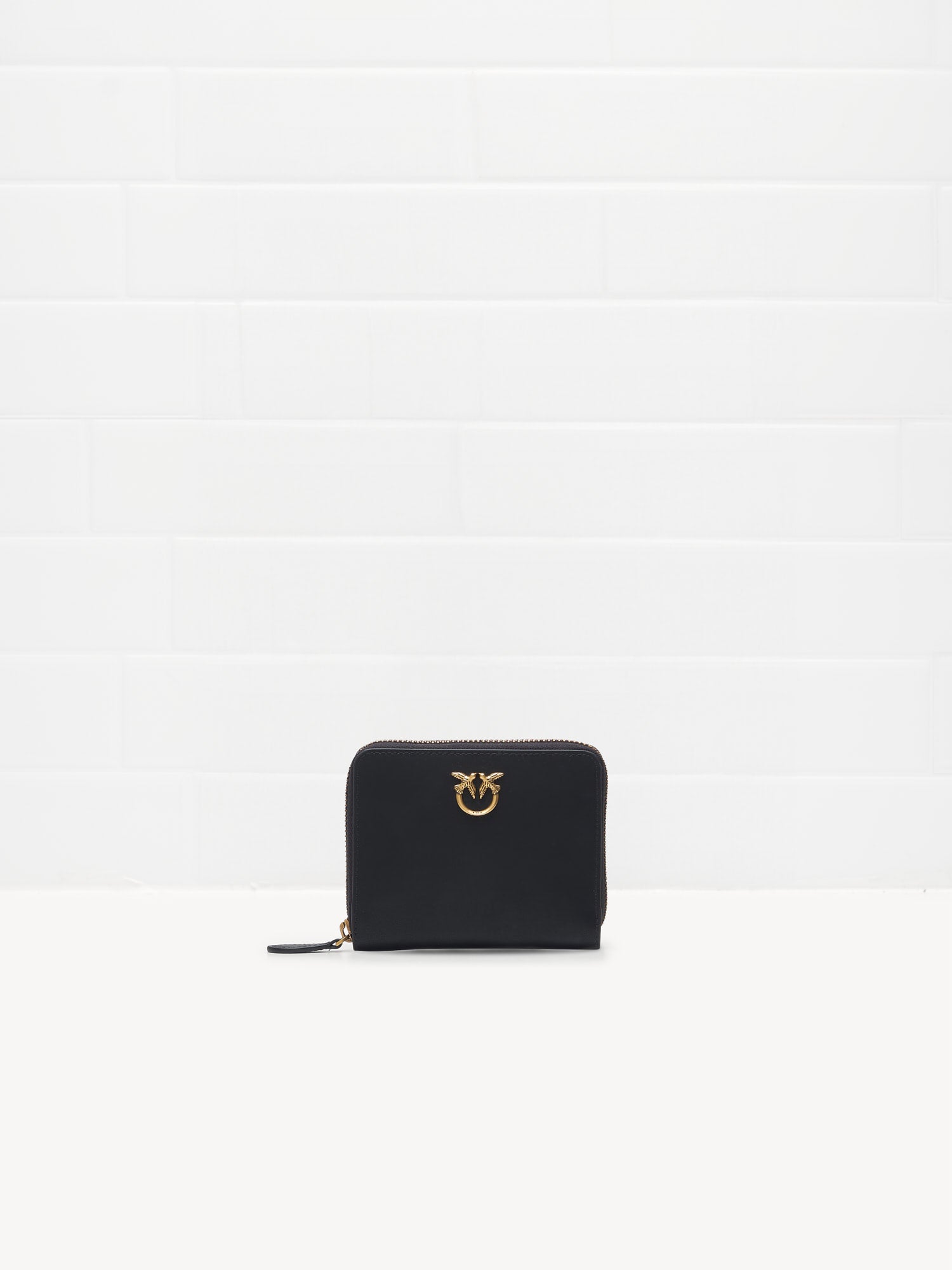 PINKO - Portafoglio Taylor Zip Around black gold 