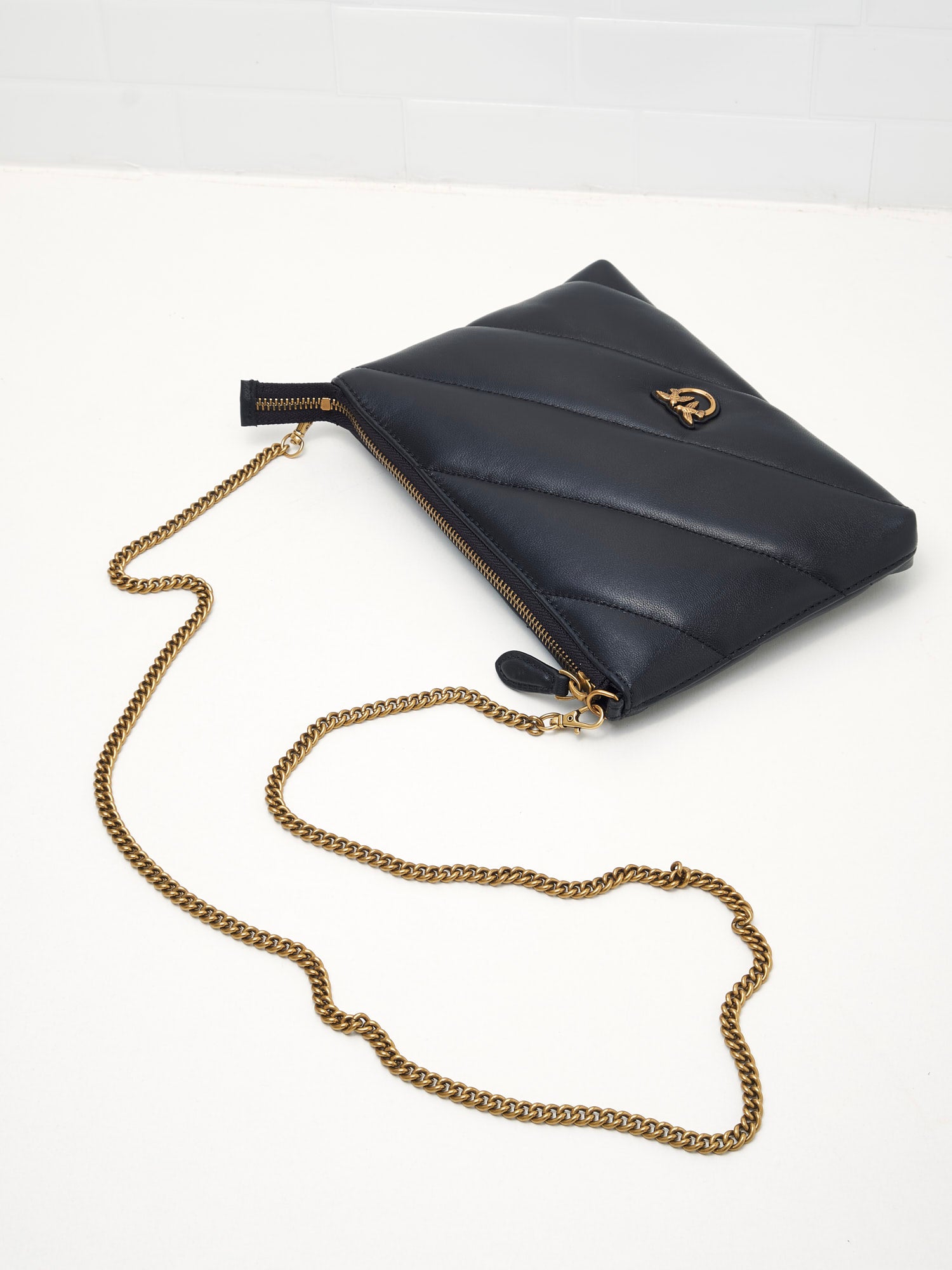 PINKO - Borsa a Tracolla Love Birds Cut black gold 
