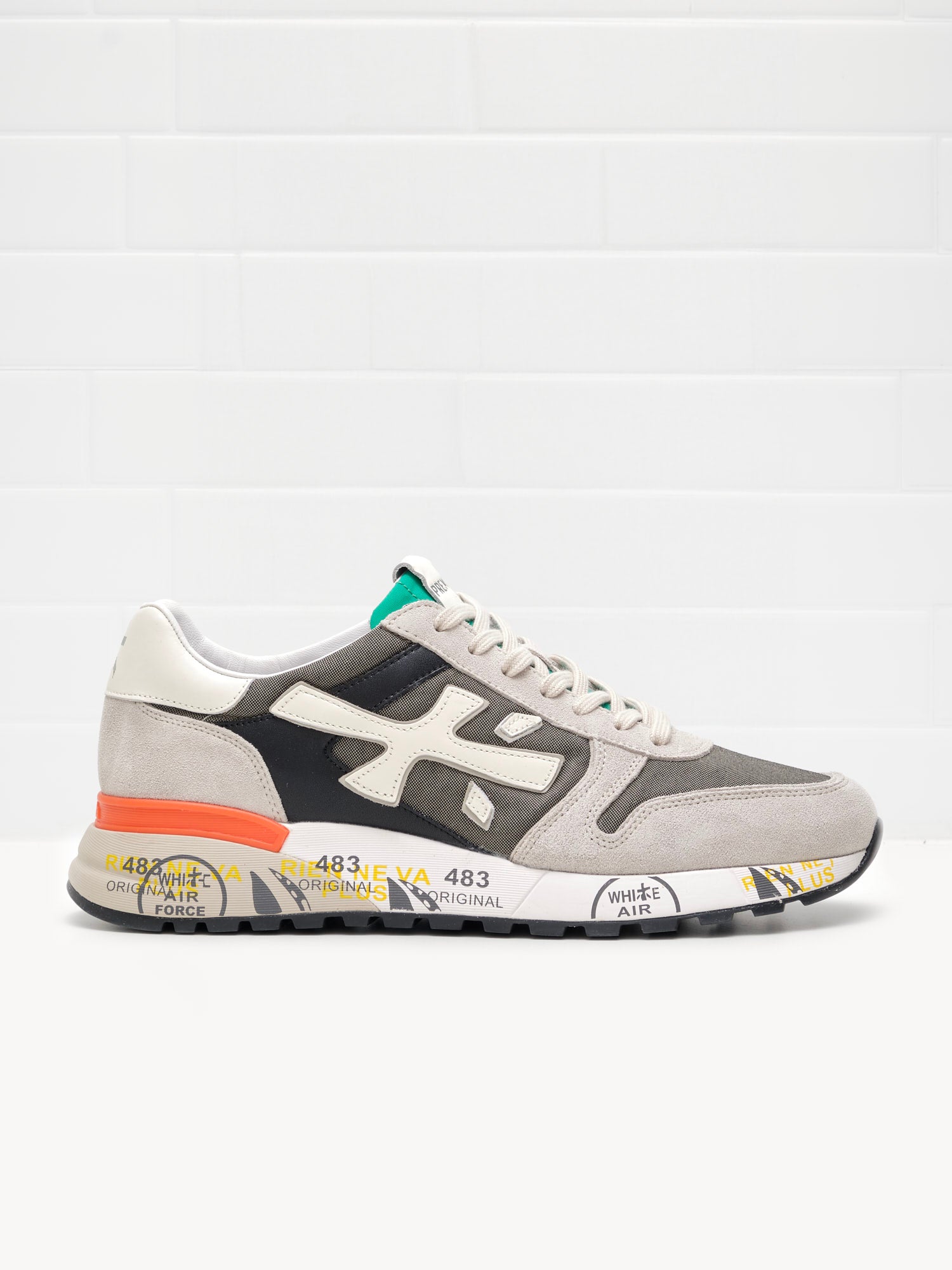 Premiata - Sneakers Mick grey orange 