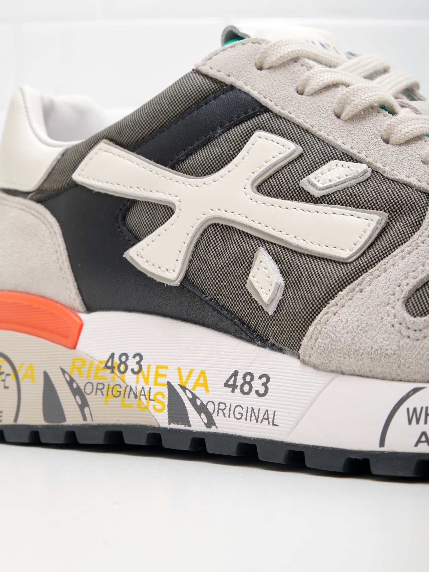 Premiata - Sneakers Mick grey orange 