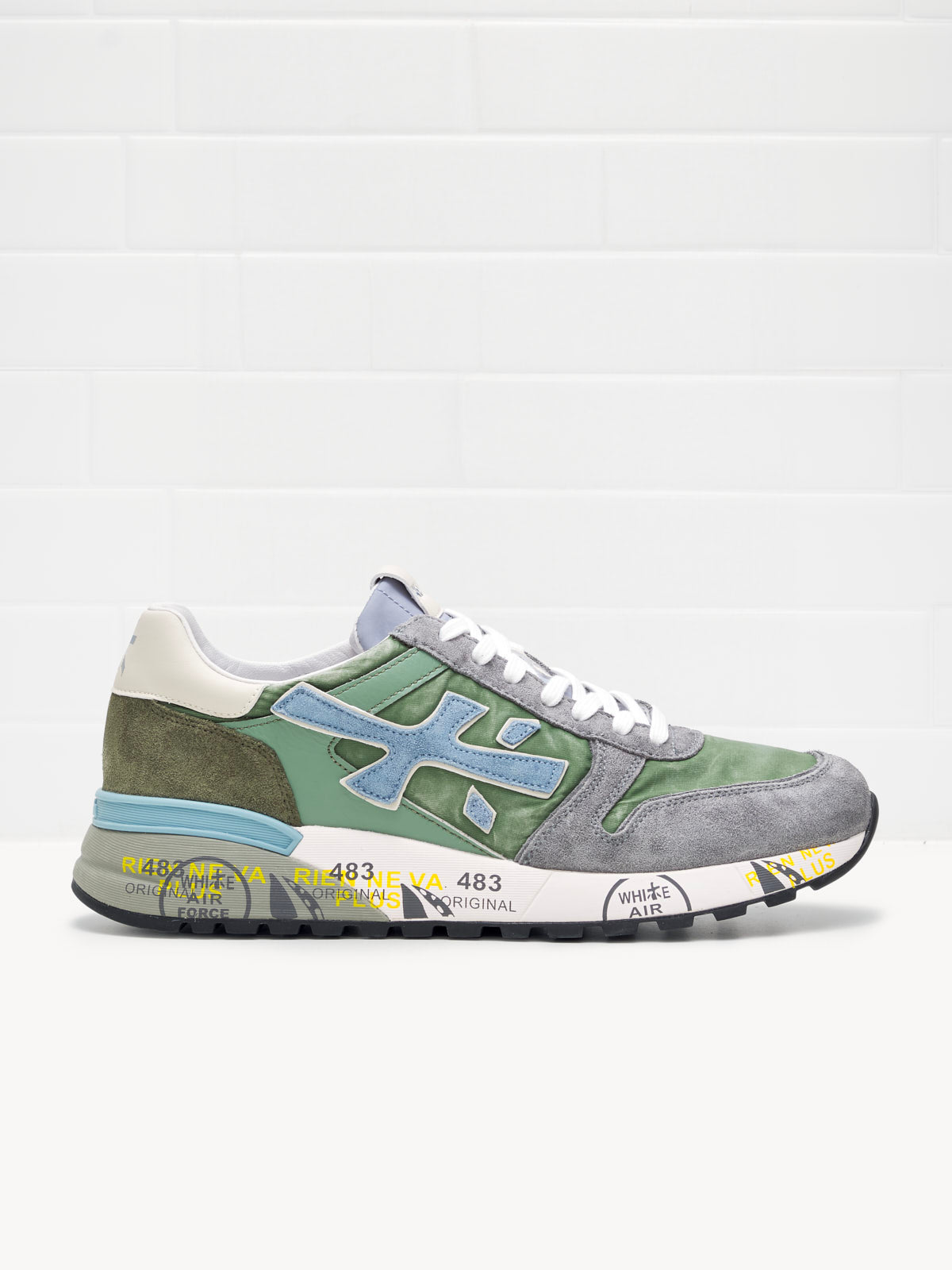 Premiata - Sneakers Mick green grey azure 
