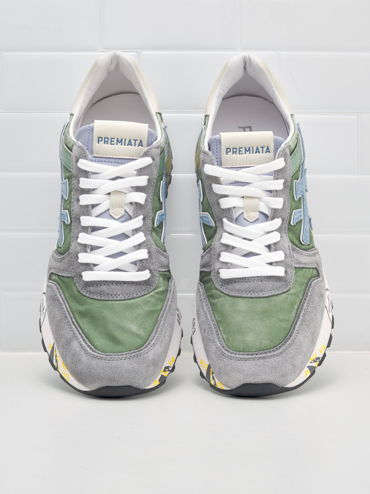 Premiata - Sneakers Mick green grey azure 