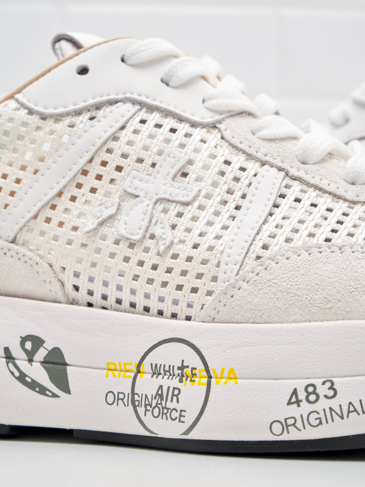 Premiata - Sneakers Cassie Woman white glitter 