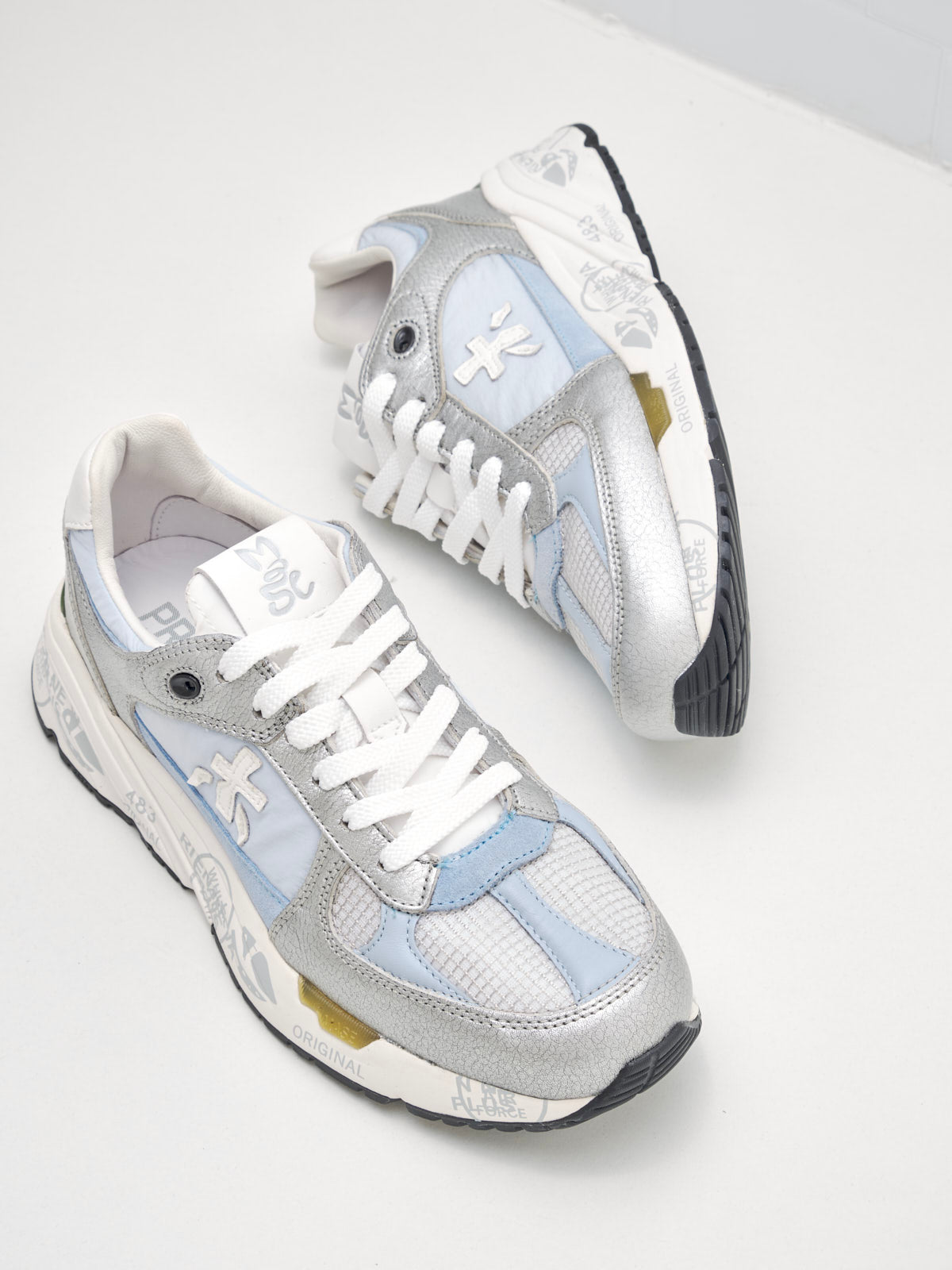 Premiata - Sneakers Woman Mased azure silver 