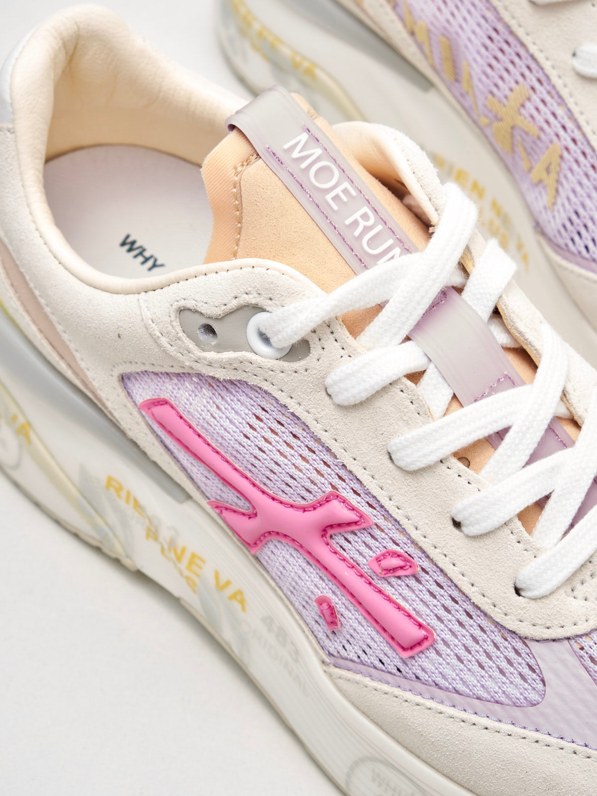 Premiata - Sneakers Woman Moerund white lilla pink 