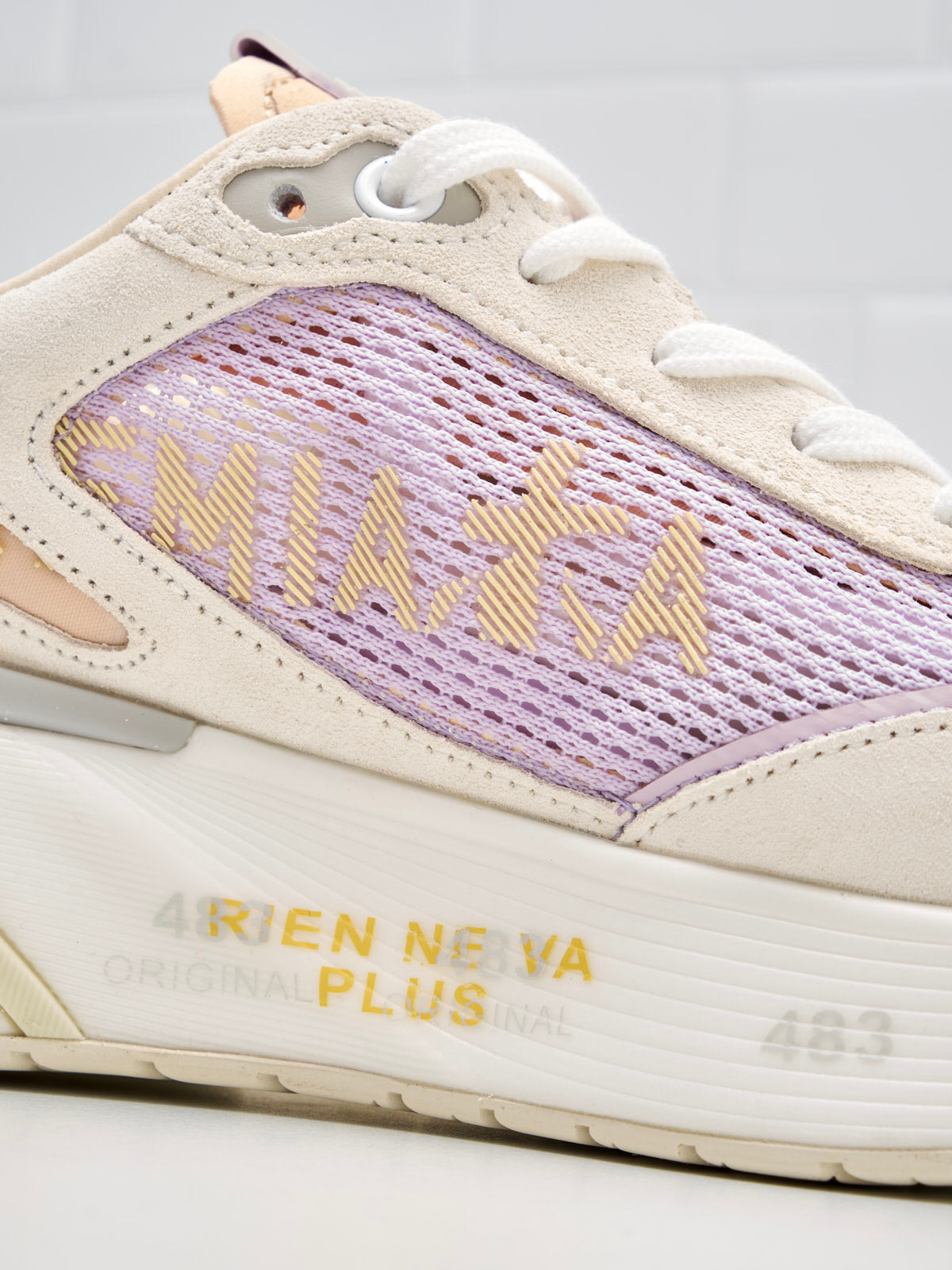 Premiata - Sneakers Woman Moerund white lilla pink 