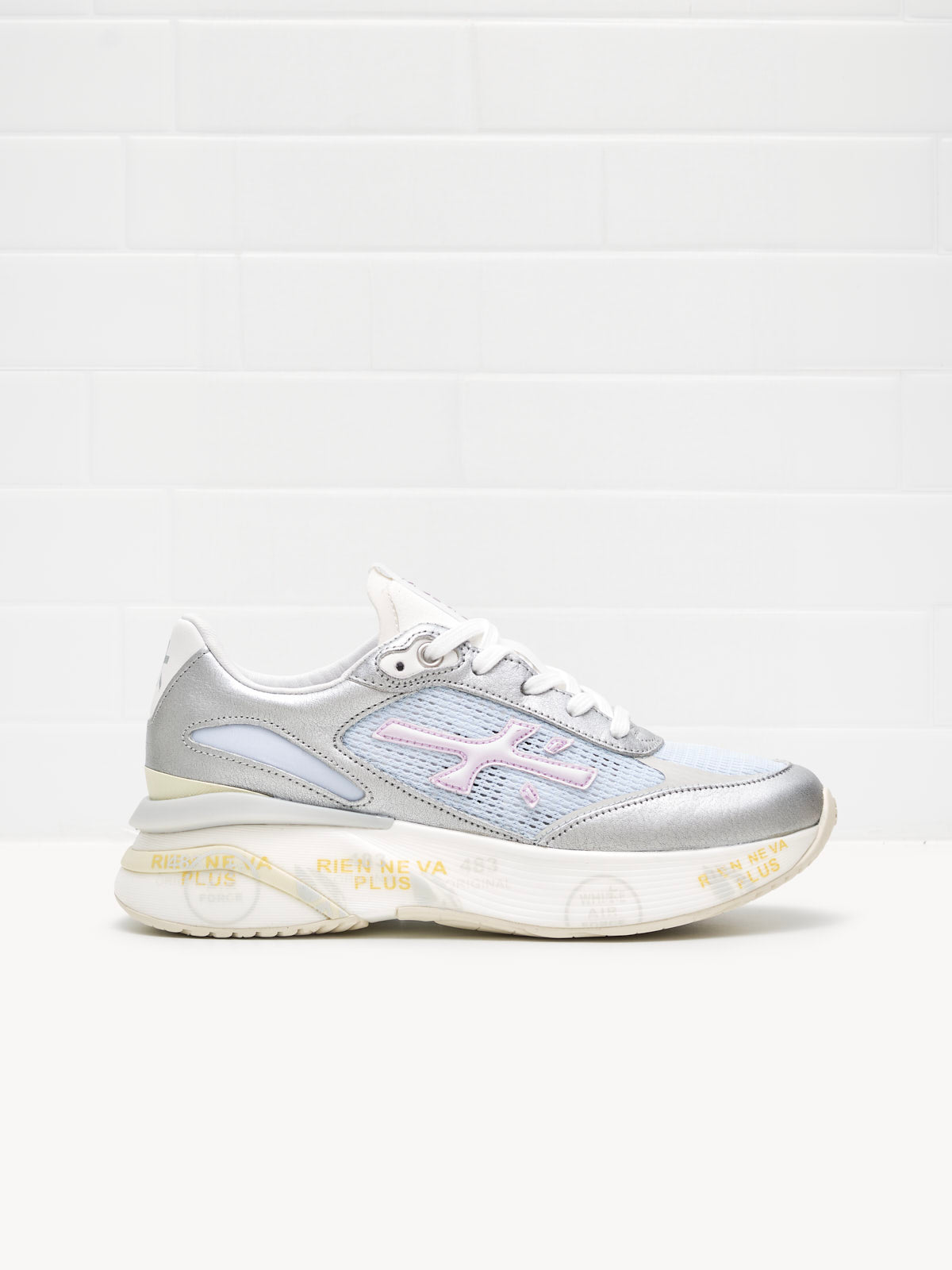Premiata Woman Moerun azure silver lilla