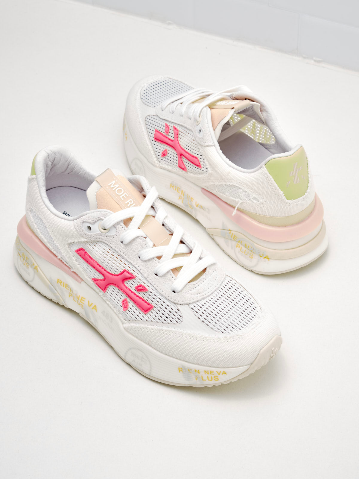 Premiata - Sneakers Woman Moerund white pink 