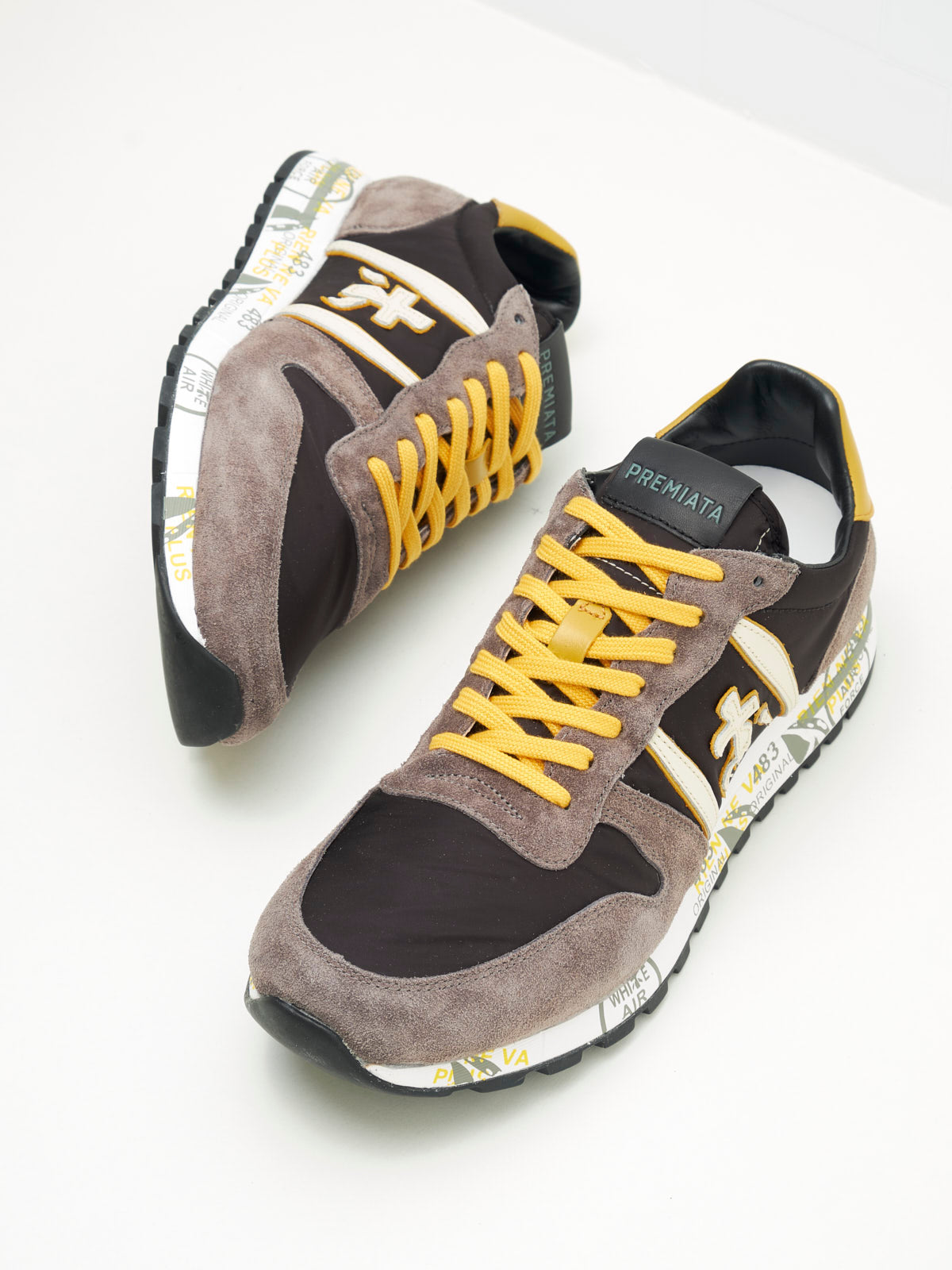 Premiata - Sneakers Eric Man black grey yellow 