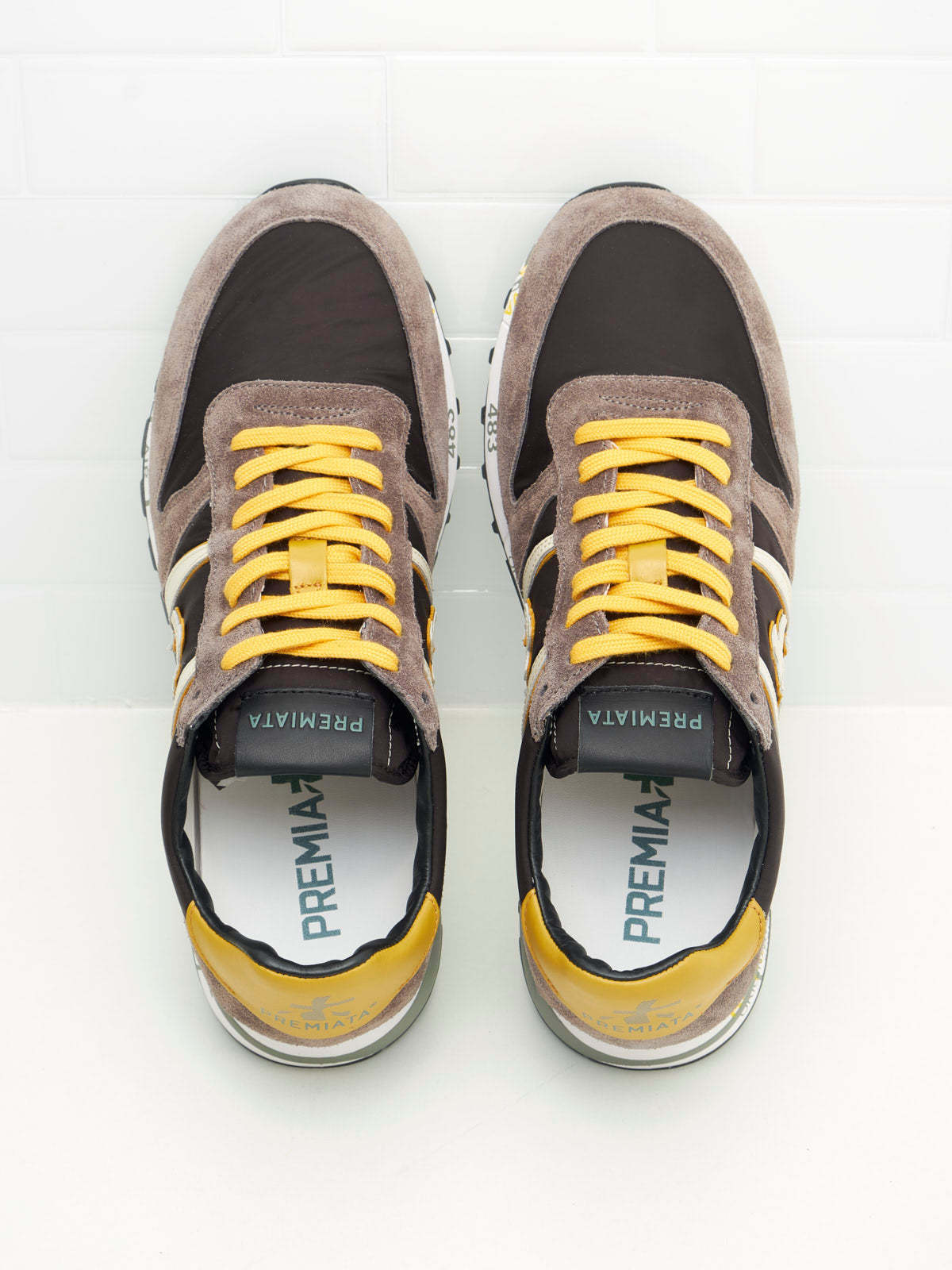 Premiata - Sneakers Eric Man black grey yellow 