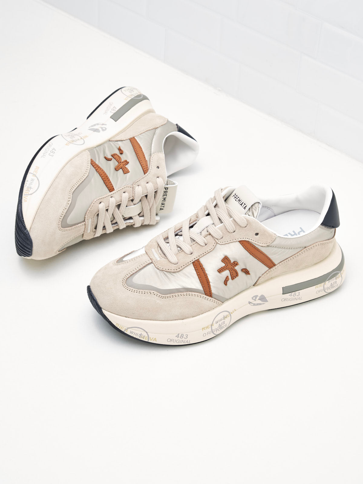Premiata - Sneakers Cassie Woman grey cognac 