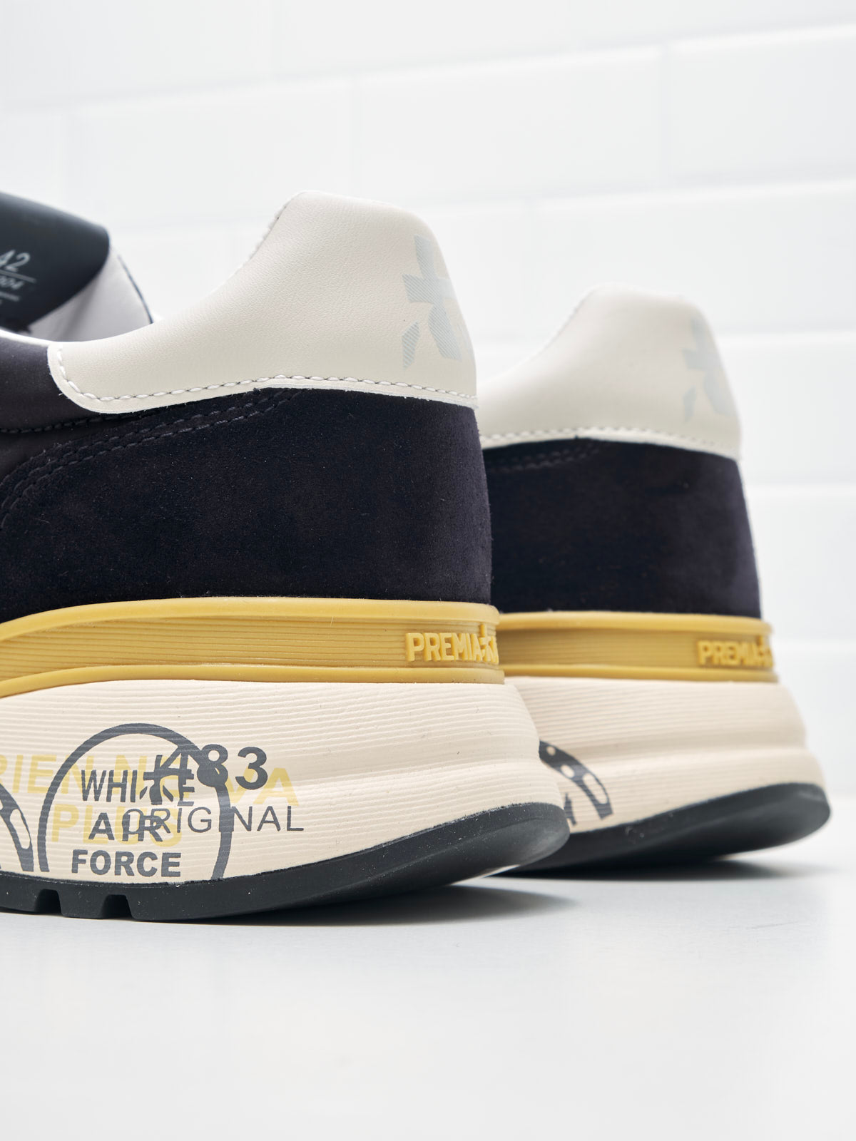 Premiata - Sneakers Lander blue ocra 