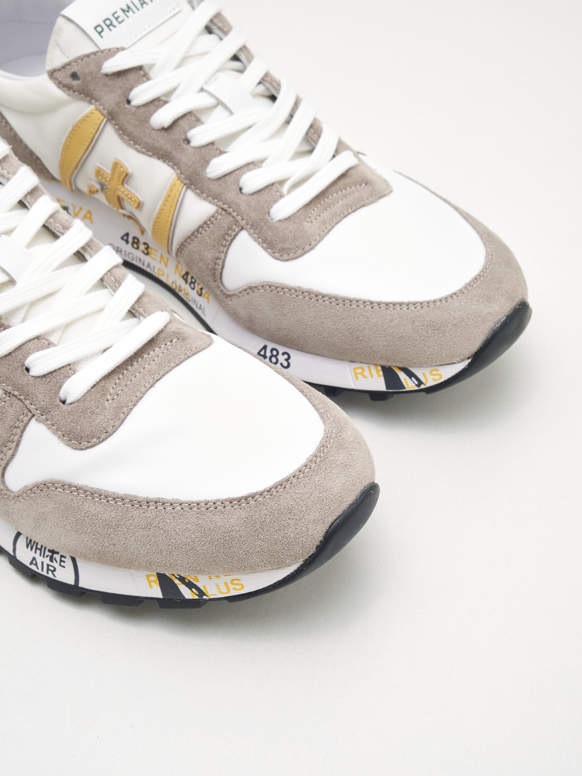 Premiata Eric Man white taupe