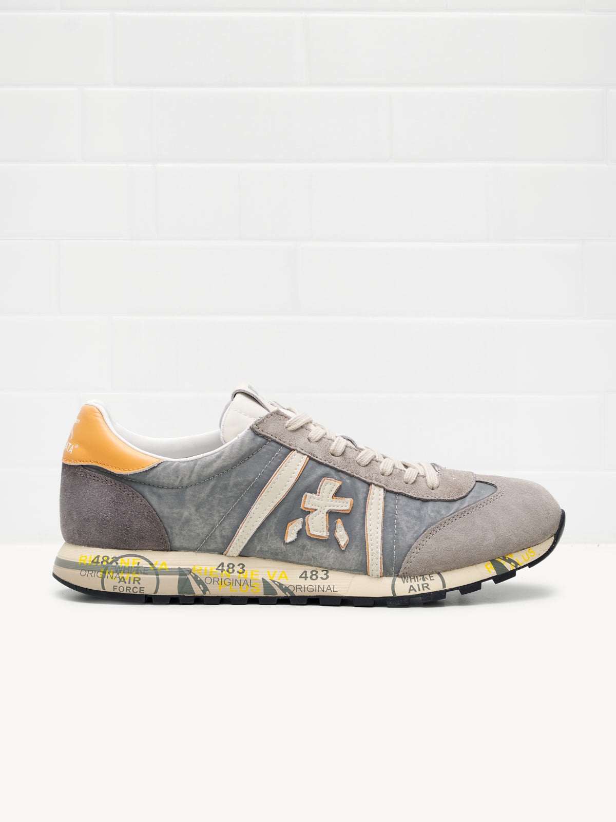 Premiata Lucy Man grey orange