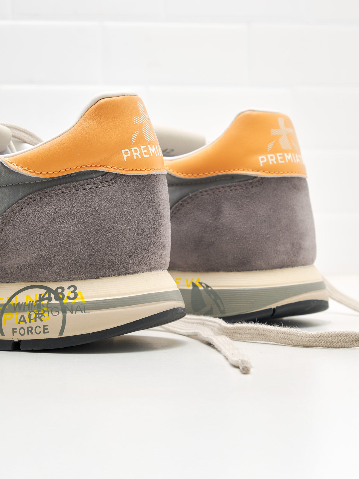 Premiata Lucy Man grey orange