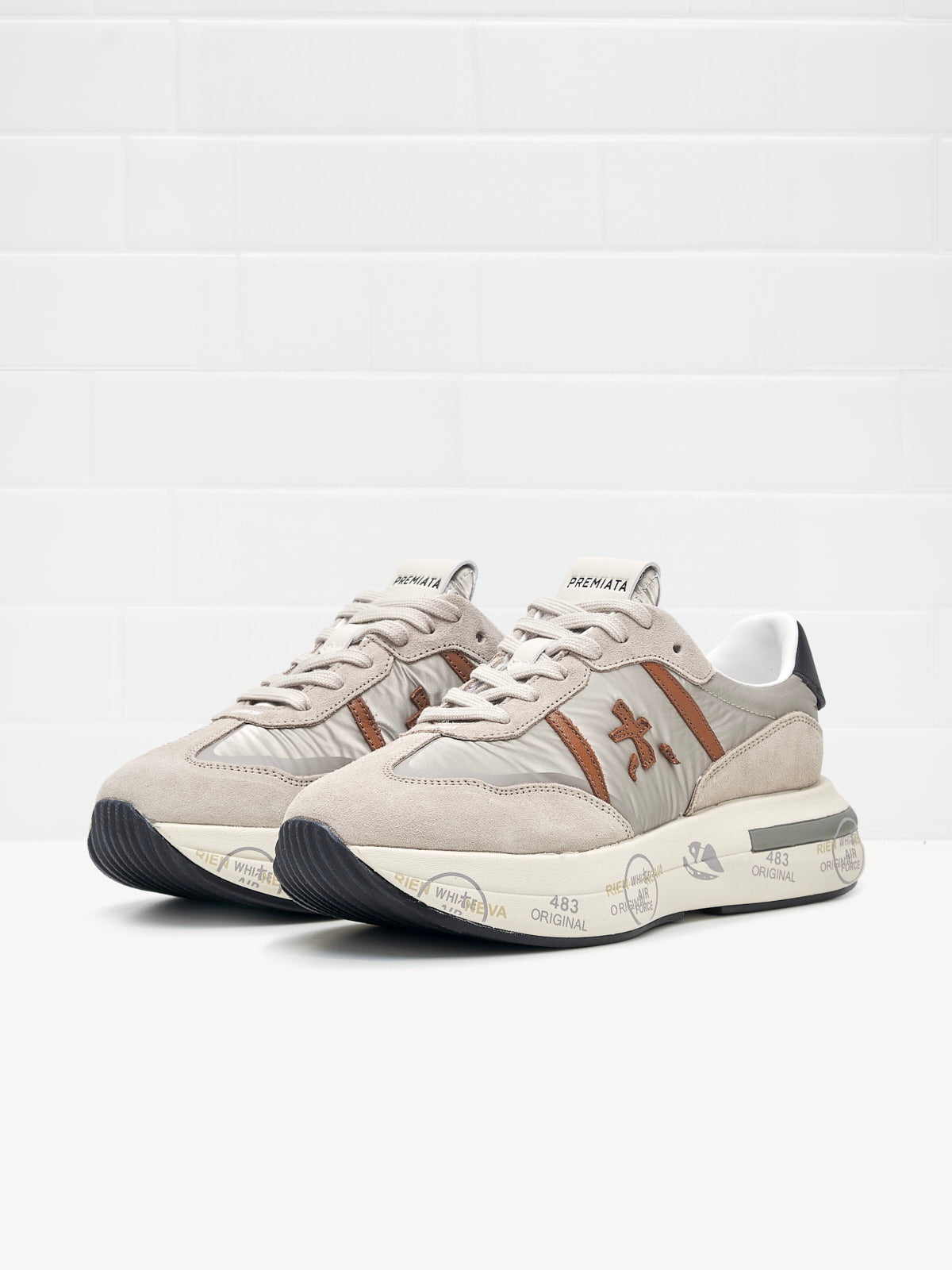 Premiata - Sneakers Cassie Woman grey cognac 