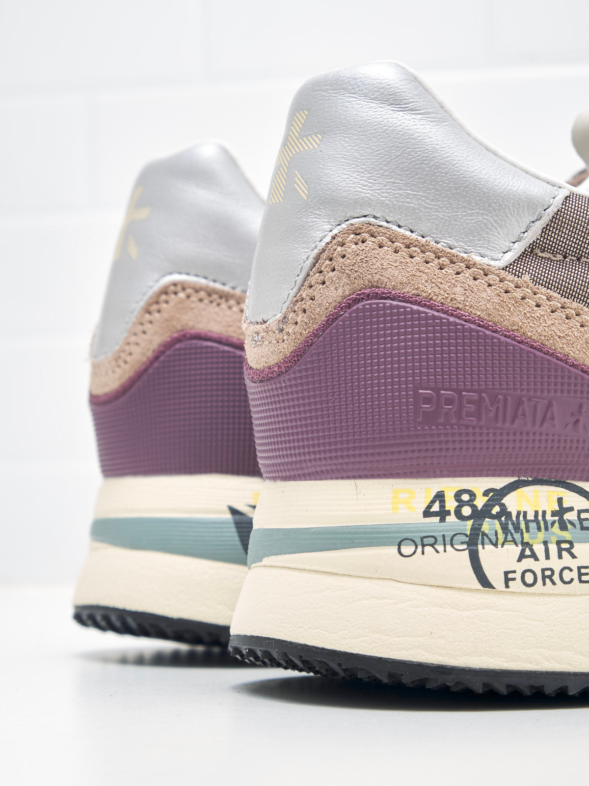 Premiata - Sneakers Connie Woman beige violet 