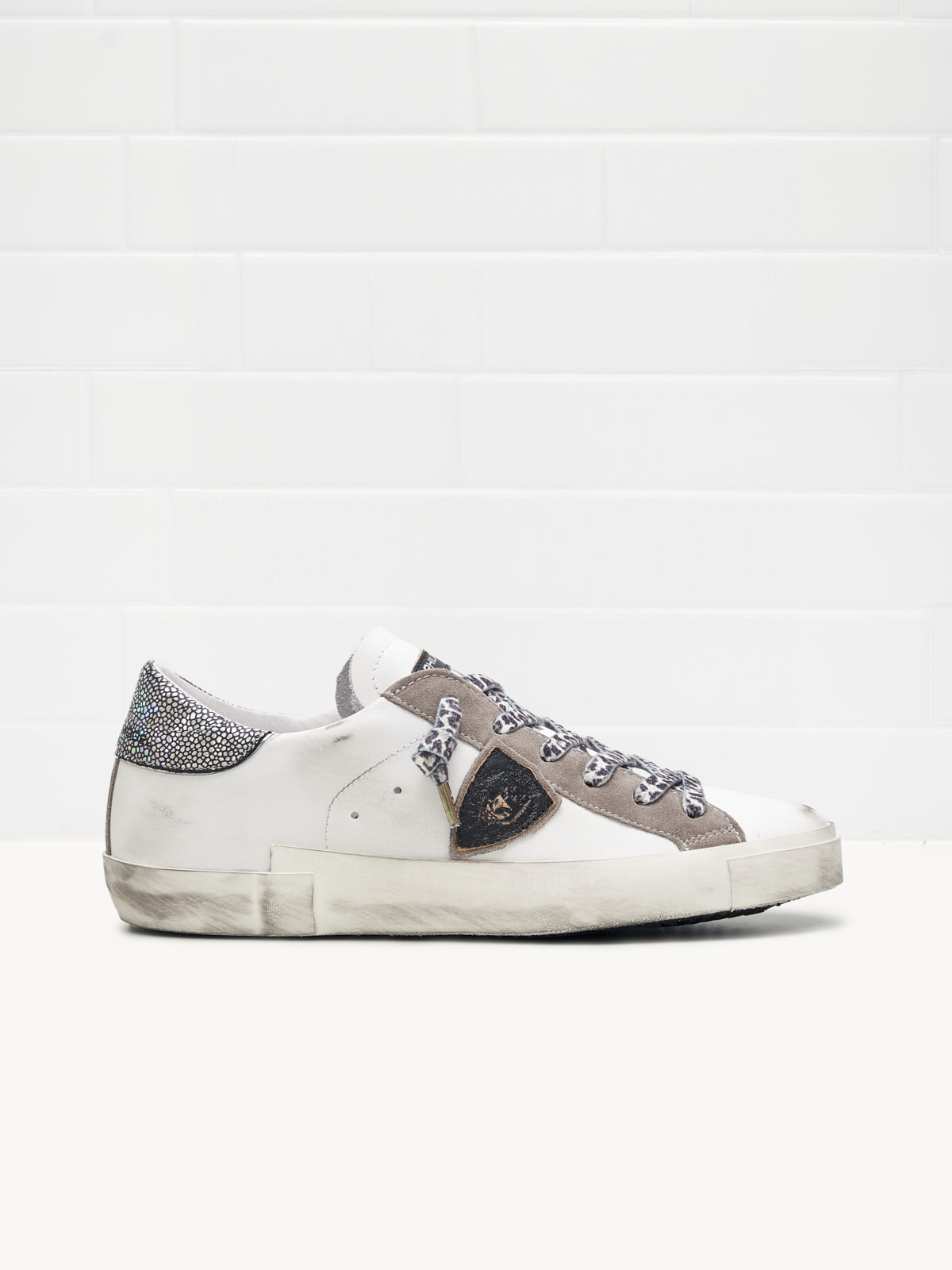 philippe model - Philippe Model Sneakers Donna Paris Bianco Nero Grigio Leopard 