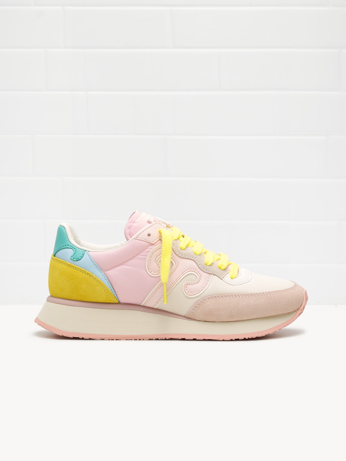 wushu ruyi - Sneakers Master Sport 555 Woman yellow pink azure 