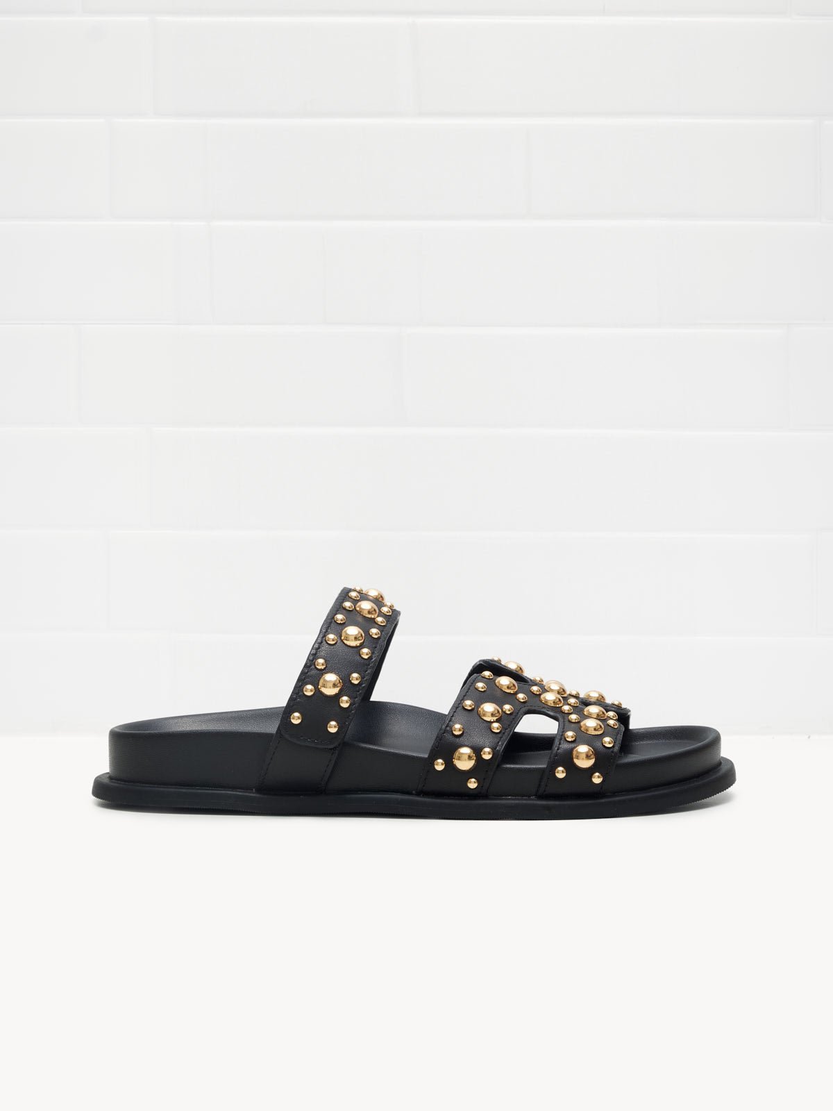 Tosca Blu - Slipper Woman black gold studs 