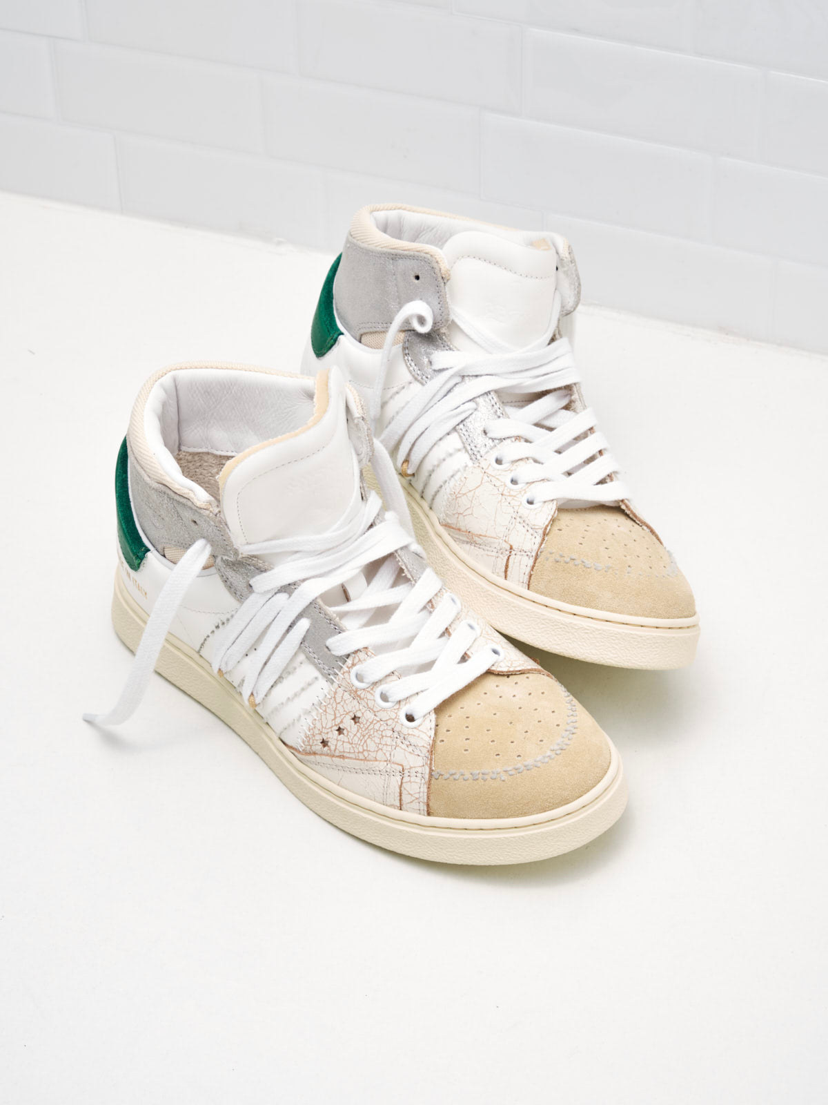 Hidn-Ander - Sneakers The Cage Dual Woman white green 