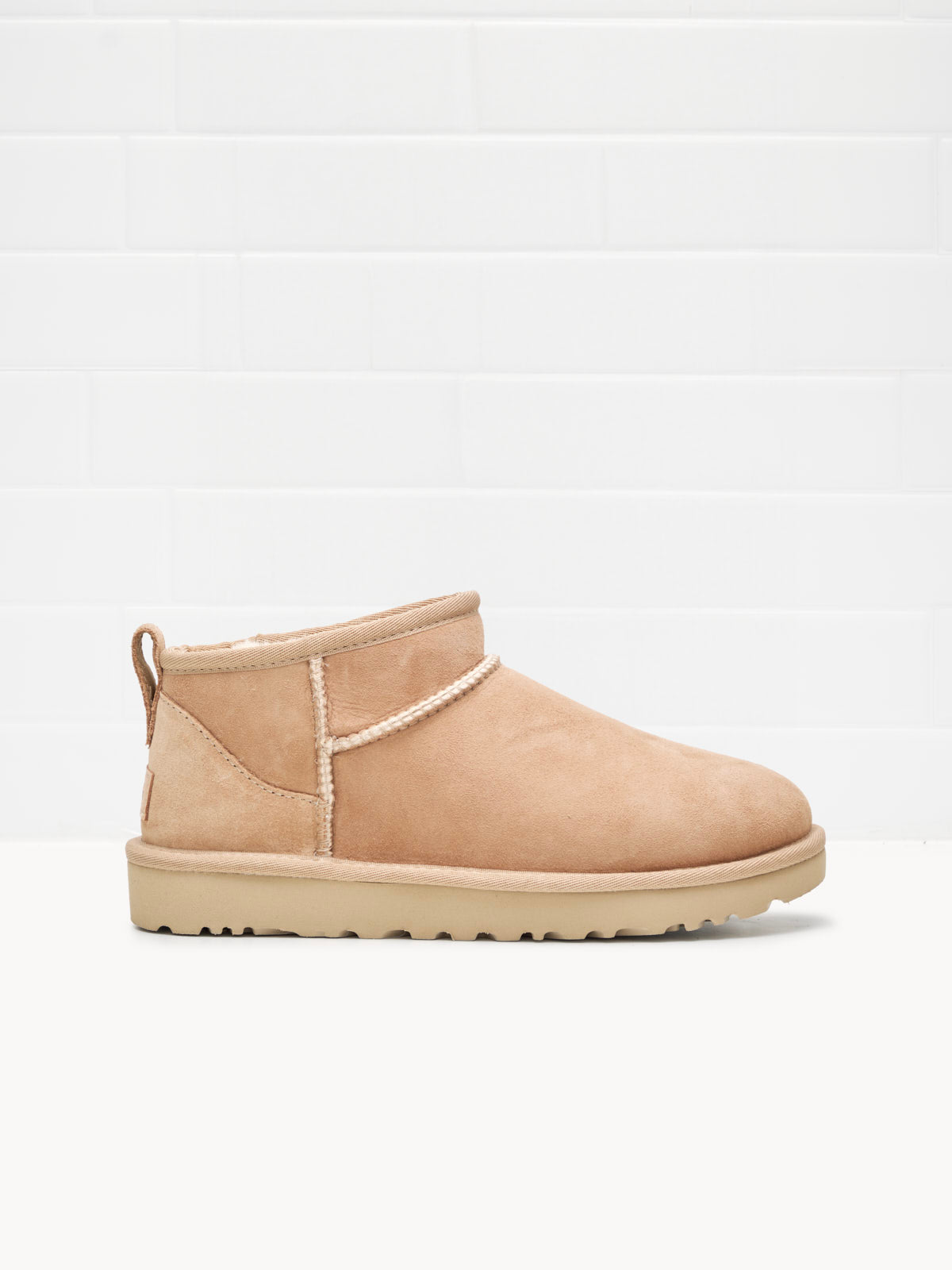 Tronchetto Classic Ultra Mini II Woman Suede Sand