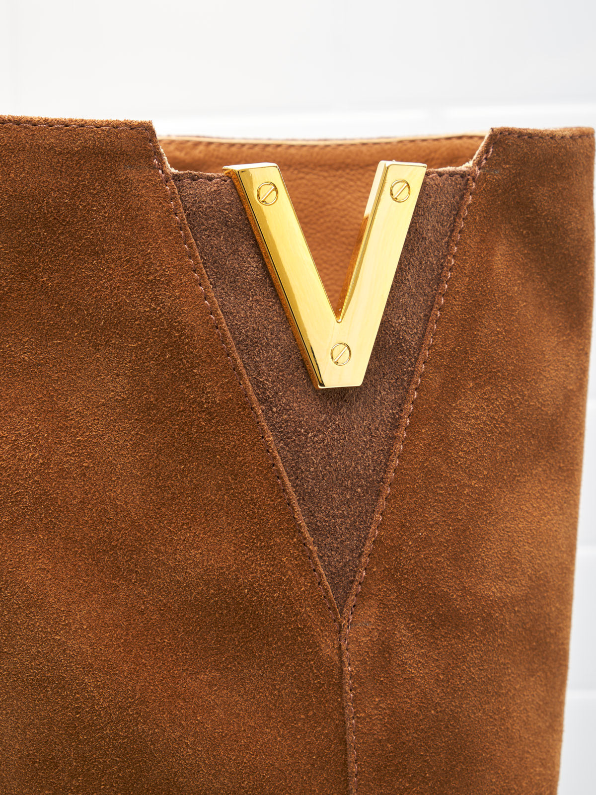 Via Roma 15 - Stivale Zeppa Woman V velour martora f.do cuoio 