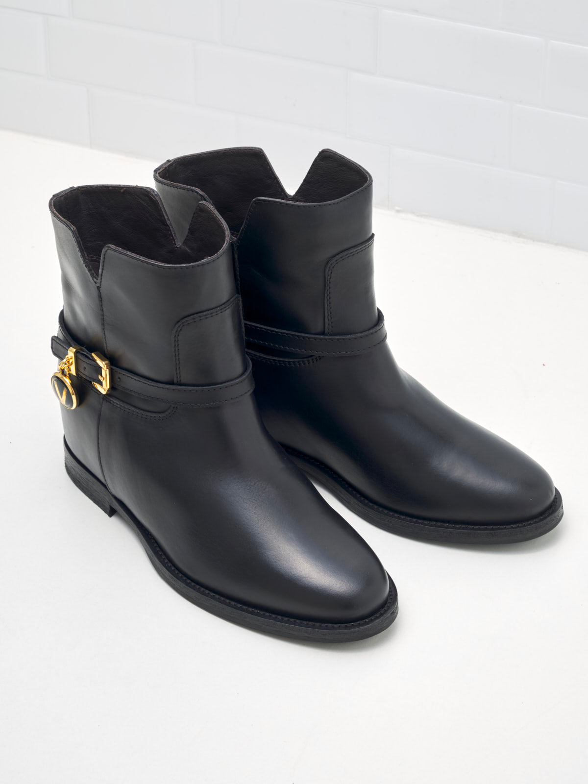 Via Roma 15 - Tronchetto Zeppa Woman Santa Monica black 