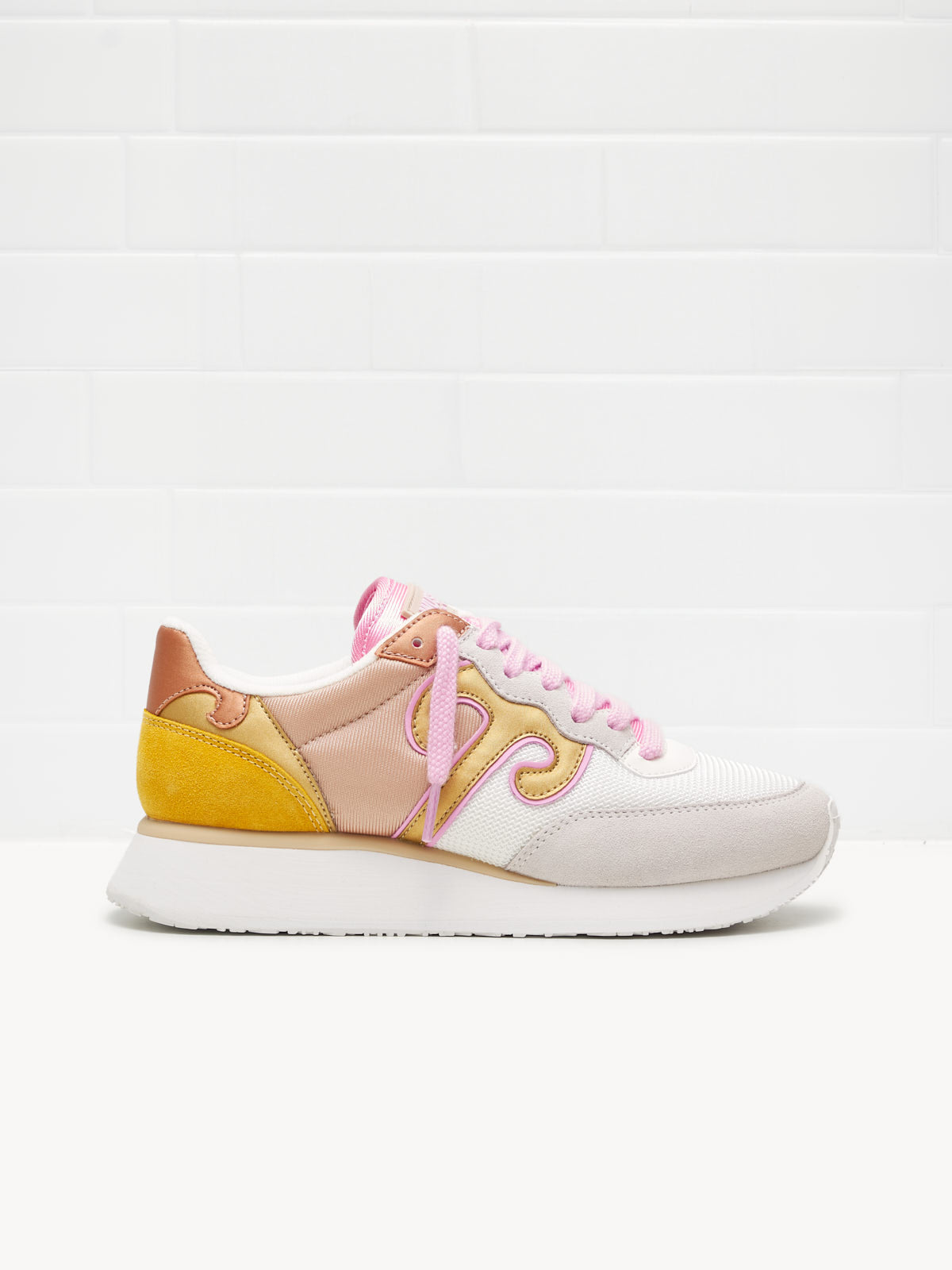 Sneakers Master Sport 403 Woman white yellow bronze